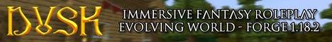 DUSK banner DUSK Minecraft server banner