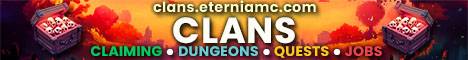 EterniaMC Clans banner EterniaMC Clans Minecraft server banner