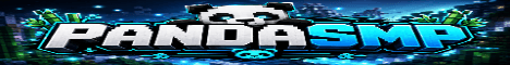 PandaSMP banner PandaSMP Minecraft server banner