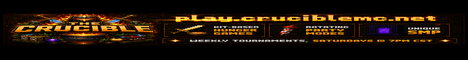 The Crucible banner The Crucible Minecraft server banner