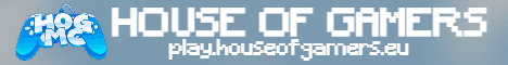 House Of Gamers banner House Of Gamers Minecraft server banner