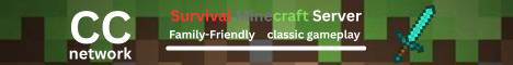CC Survival banner CC Survival Minecraft server banner