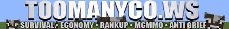 Too Many Cows Survival banner Too Many Cows Survival Minecraft server banner