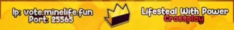 MineLife banner MineLife Minecraft server banner