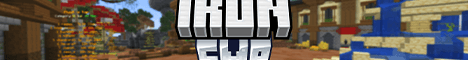 IronPvP banner IronPvP Minecraft server banner