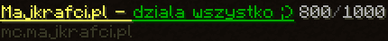 Majkrafci.pl PvP-Survival banner Majkrafci.pl PvP-Survival Minecraft server banner
