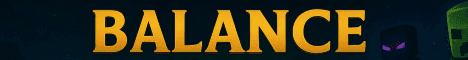 Balance SMP banner Balance SMP Minecraft server banner