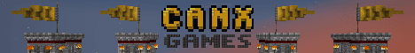 CANX Games banner CANX Games Minecraft server banner
