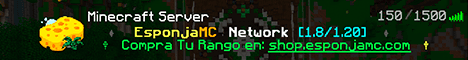 EsponjaMC Network banner EsponjaMC Network Minecraft server banner