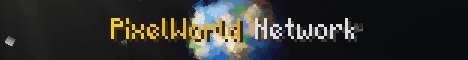 PixelWorld Network banner PixelWorld Network Minecraft server banner