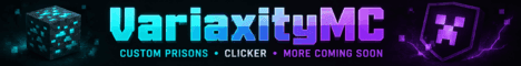 VariaxityMC banner VariaxityMC Minecraft server banner