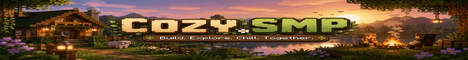CozySMP banner CozySMP Minecraft server banner