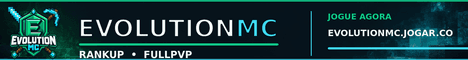 EvolutionMC banner EvolutionMC Minecraft server banner