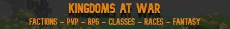 Kingdoms at War Civilizations Total War banner Kingdoms at War Civilizations Total War Minecraft server banner