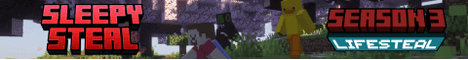 SleepySteal banner SleepySteal Minecraft server banner