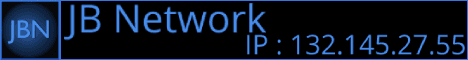 JB Network banner JB Network Minecraft server banner