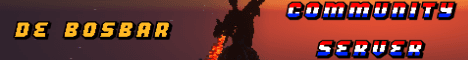 De Bosbar - Community Server banner De Bosbar - Community Server Minecraft server banner