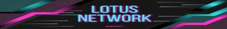 Lotus Network banner Lotus Network Minecraft server banner