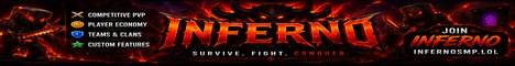infernoSMP banner infernoSMP Minecraft server banner