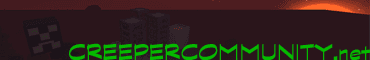 CreeperCommunity banner CreeperCommunity Minecraft server banner