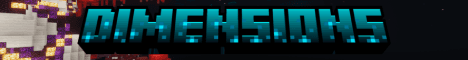 Dimensions The Server banner Dimensions The Server Minecraft server banner