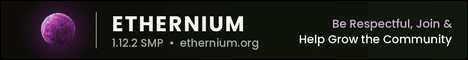Ethernium banner Ethernium Minecraft server banner