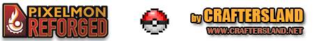Pixelmon Reforged by CraftersLand banner Pixelmon Reforged by CraftersLand Minecraft server banner