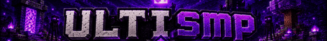 ULTIsmp banner ULTIsmp Minecraft server banner