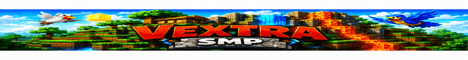 Vextra SMP banner Vextra SMP Minecraft server banner