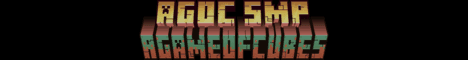 agameofcubes banner agameofcubes Minecraft server banner