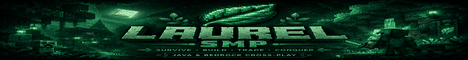 Laurel SMP banner Laurel SMP Minecraft server banner