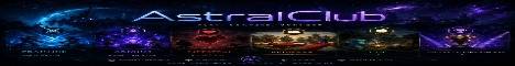 Astral Club banner Astral Club Minecraft server banner