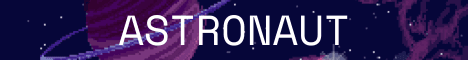 Astronaut Minecraft banner Astronaut Minecraft Minecraft server banner