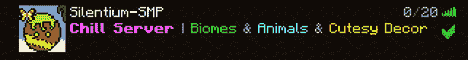 Silentium-SMP banner Silentium-SMP Minecraft server banner