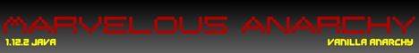 Marvelous Anarchy banner Marvelous Anarchy Minecraft server banner