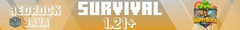 HappyBlock banner HappyBlock Minecraft server banner
