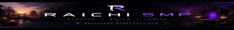 Raichi SMP banner Raichi SMP Minecraft server banner