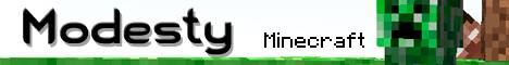Modesty banner Modesty Minecraft server banner