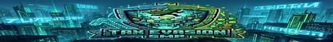 Tax Evasion SMP banner Tax Evasion SMP Minecraft server banner