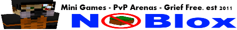 Noblox banner Noblox Minecraft server banner