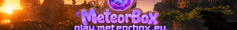 MeteorBox.eu banner MeteorBox.eu Minecraft server banner