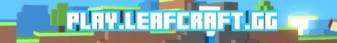 LeafCraft banner LeafCraft Minecraft server banner