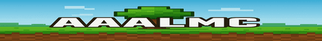 AAALMC banner AAALMC Minecraft server banner