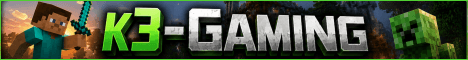 k3-Gaming Minecraft Survival banner k3-Gaming Minecraft Survival Minecraft server banner