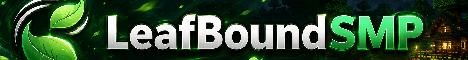 LeafBound SMP banner LeafBound SMP Minecraft server banner