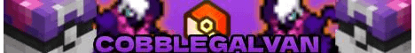 CobbleGalvan banner CobbleGalvan Minecraft server banner