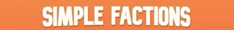 Simple Factions banner Simple Factions Minecraft server banner