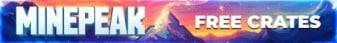 MinePeak banner MinePeak Minecraft server banner