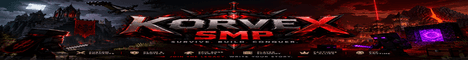 Korvex SMP banner Korvex SMP Minecraft server banner