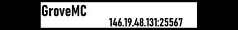 GroveMC banner GroveMC Minecraft server banner